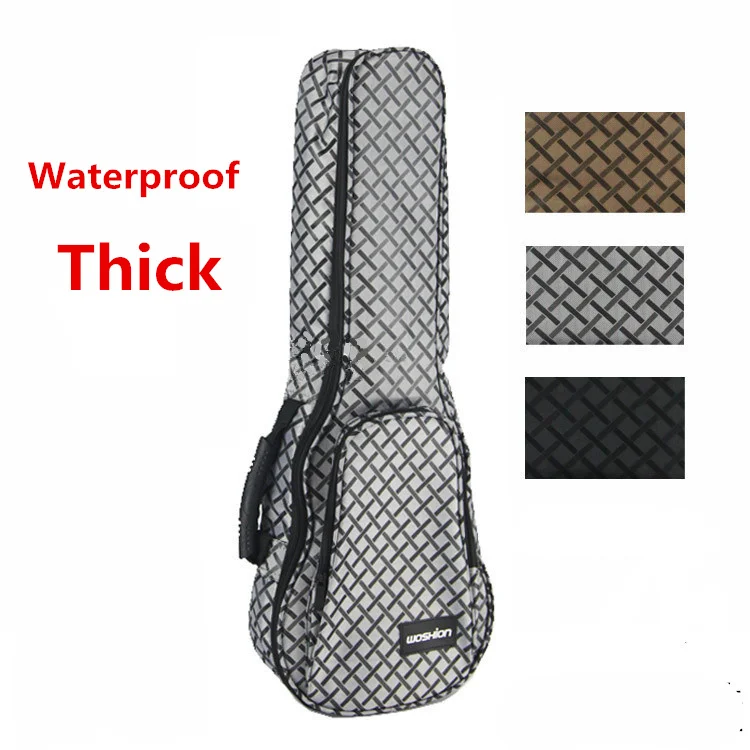

Plaid Thicken Waterproof Soprano Concert Tenor Ukulele Bag Case Backpack 21 23 26 28 Inch Ukelele Guitar Accessories Parts Gig