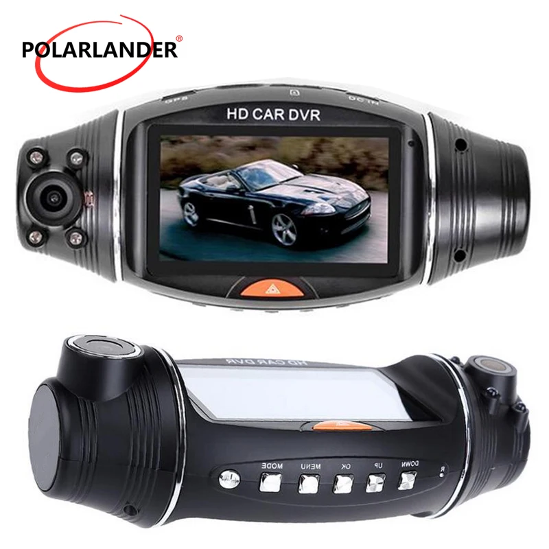 2.7 Inch GPS Logger DVR R310 Dash Cam HD TFT LCD 1080P Dual Lens