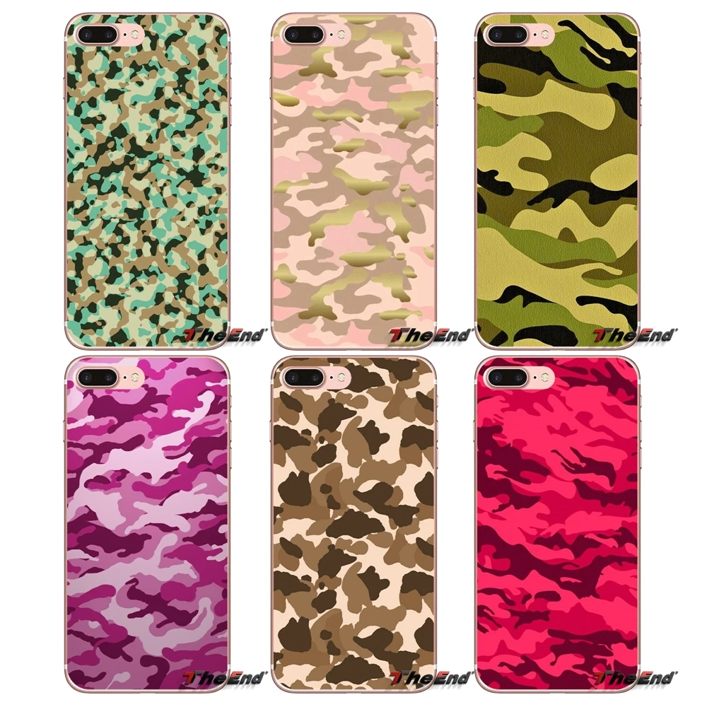 Army Camo Camouflage Silicone Phone Covers For Samsung Galaxy S2 S3 S4