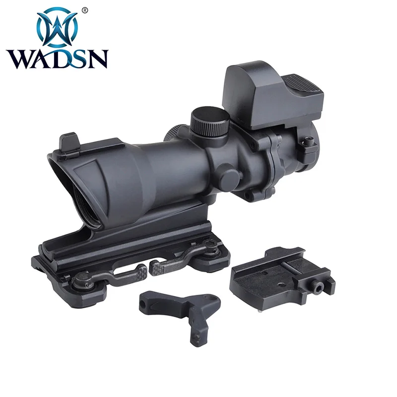 

Aim-O riflescope Tactical Hunting Reticle Scope ACOG 4X32 with QD Mount + Mini Red Dot AO5316