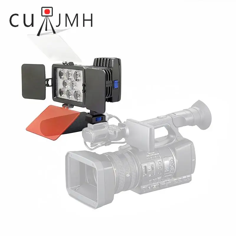 

Pro 5080 8 Pcs Light Beads Super LED Video Lamp Camcorder DV Video Light with Filters for Camera camcorder Led light NO BATTERY