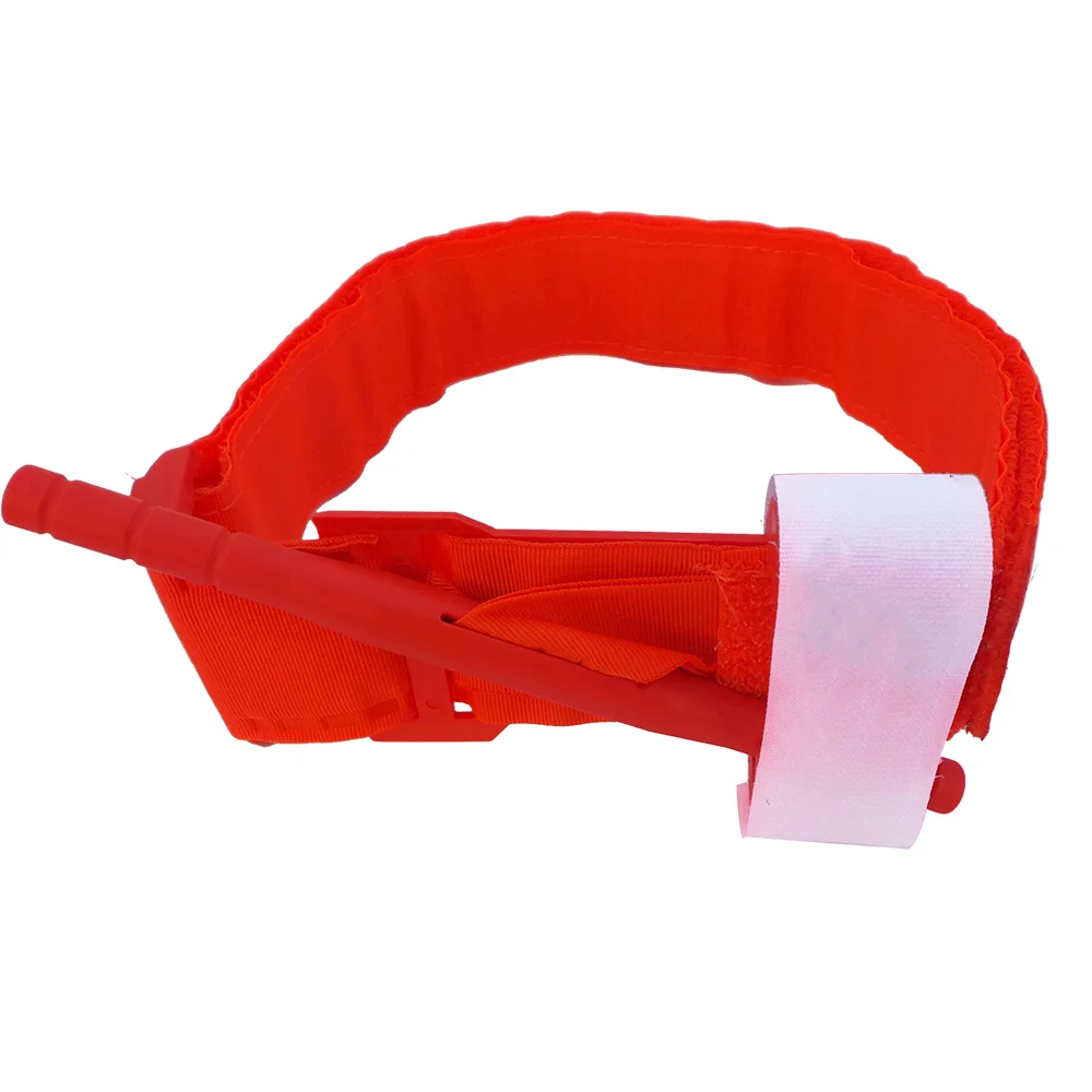 Медицинский Жгут для выхода на природу первой помощи гемостаз военный жгут компрессионный бинт для стерилизации с одной рукой для выживания - Цвет: Red