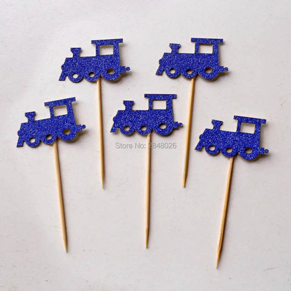 Синие топперы для капкейков украшение на первый день рождения|cupcake toppers|party