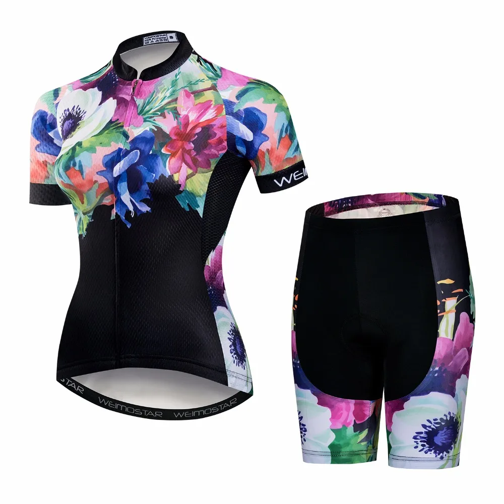 Трикотажный комплект для велоспорта женские велосипедные кофта и шорты для девочек Горная дорога MTB велосипедные костюмы Maillot Ropa Ciclismo Топ низ розовый