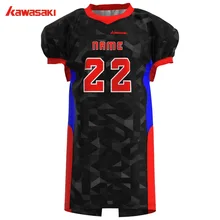 Kawasaki бренд Bola De Futebol американо Джерси сублимационный американский футбольный Топ майки дышащая рубашка с поездом и шорты 012