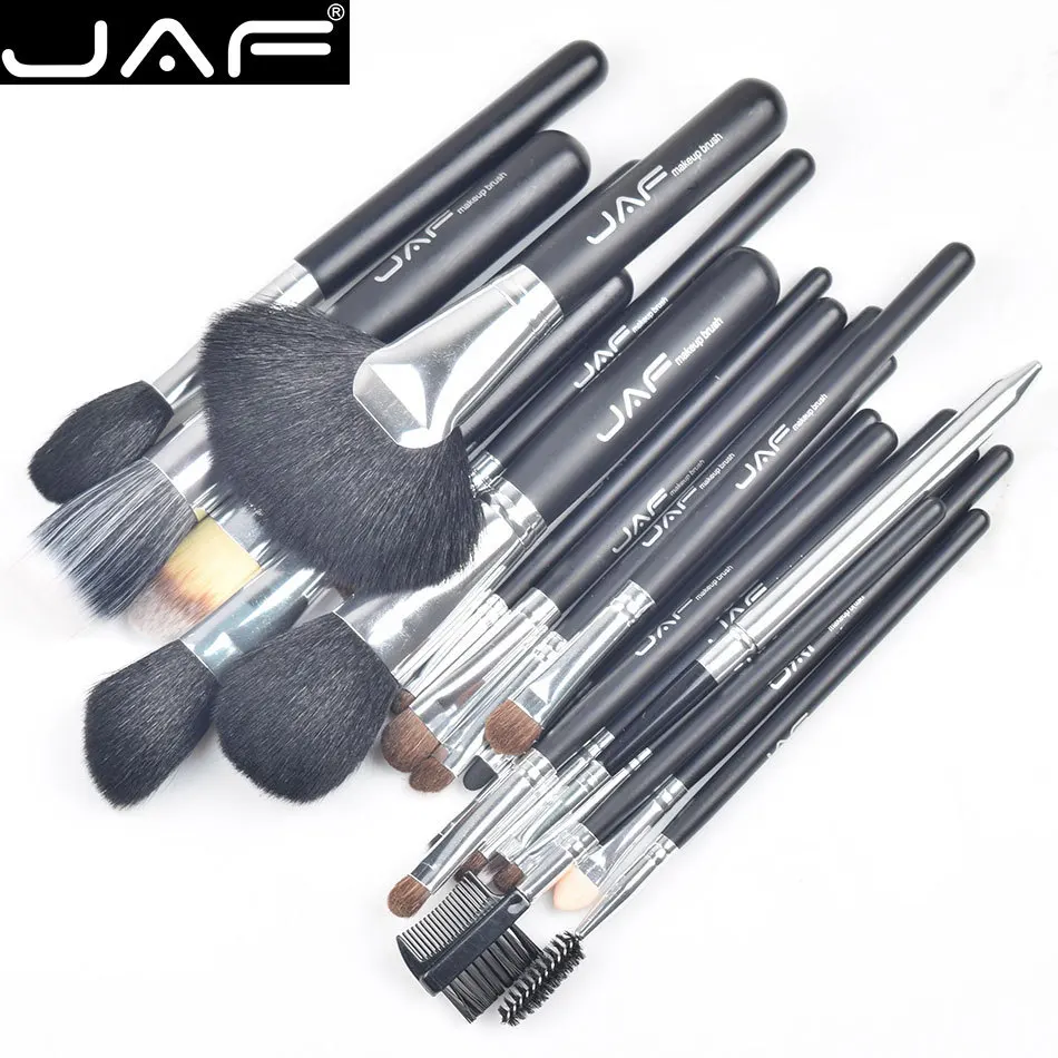 JAF 20 PcsSet Makup Brushes Premiuim Natural Hair of Goat & Pony Horse Super Soft Makeup Brush Tool Set Women Cosmetic Tools (3)