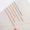 YUN RUO Anti-allergy Rose Gold Silver Color Simple Earring Line 316 L Stainless Steel Jewelry Fashion Woman Stud Earring Gift 1