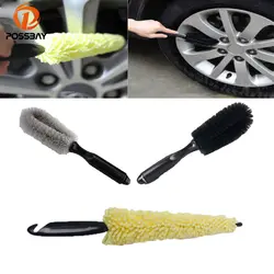 POSSBAY колеса автомобиля кисти короткая ручка щетка для очистки колесные диски шины щетка для мытья Авто скраб щетка для мытья автомобиля