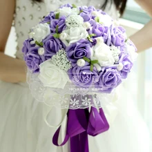 На заказ красивый мятный зеленый Свадебный букет все ручной работы Свадебный цветок свадебные букеты Искусственные жемчуг цветок розы Букет