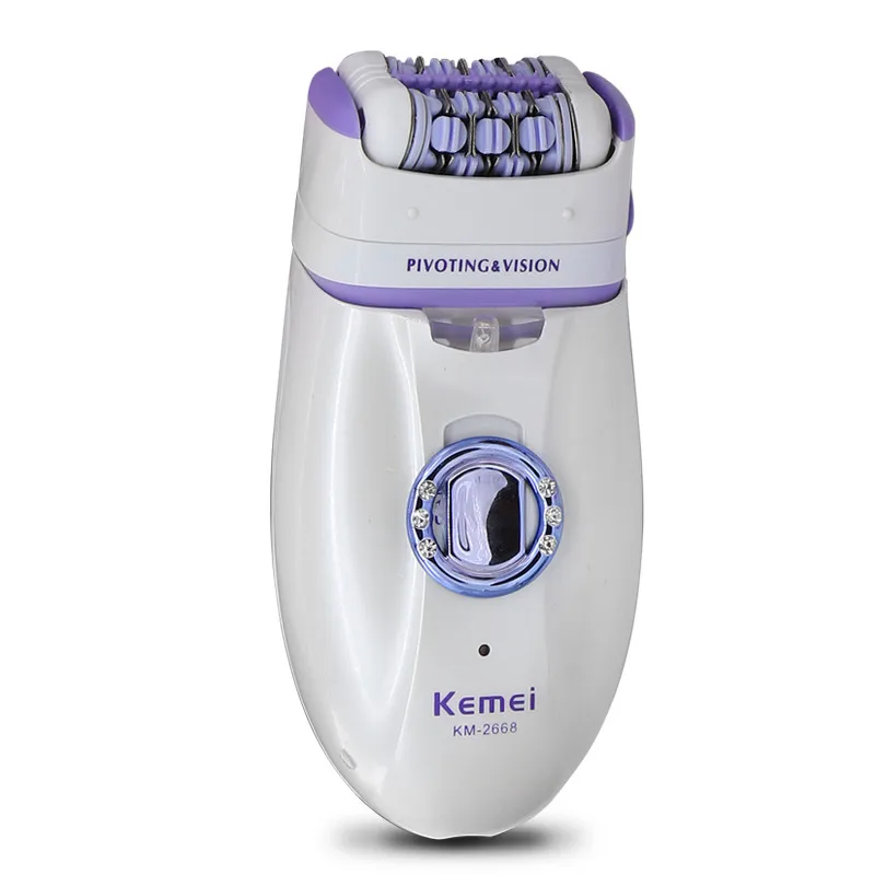 

2 in 1 Women Shave Wool Device Knife Electric Shaver Armpit hair Bikini Hair Removal System Epilation Removal 100-240V KM-2668