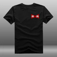 Новинка, футболка Dragon Ball Z, красная лента, армейский логотип, аниме, мультфильм, Мужская футболка, летние хлопковые футболки, топы