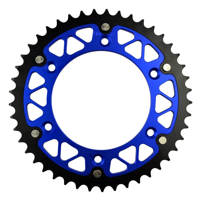 Части мотоцикла стальные алюминиевые композитные 45~ 52 T задние звездочки для KTM EGS250 EGS 250 1994-97/EGS300 1994-99 Fit 520 цепь - Цвет: 45T