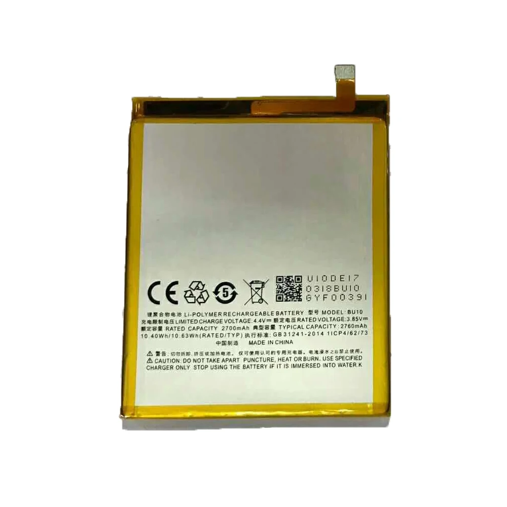 

DINTO High Quality 1pc BU10 Battery for MEIZU U10 2760mAh Replacement Batteries for Meiblue U10 Smart Phone Parts