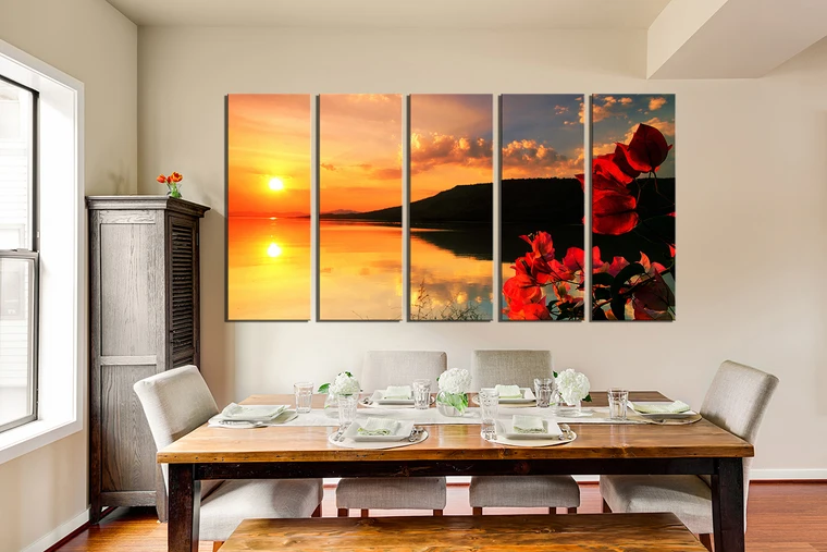 5_piece_wall_art_dining_room_canvas_photographu_orange_ocean_canvas_art_prints__20973.1477569691.760.1000