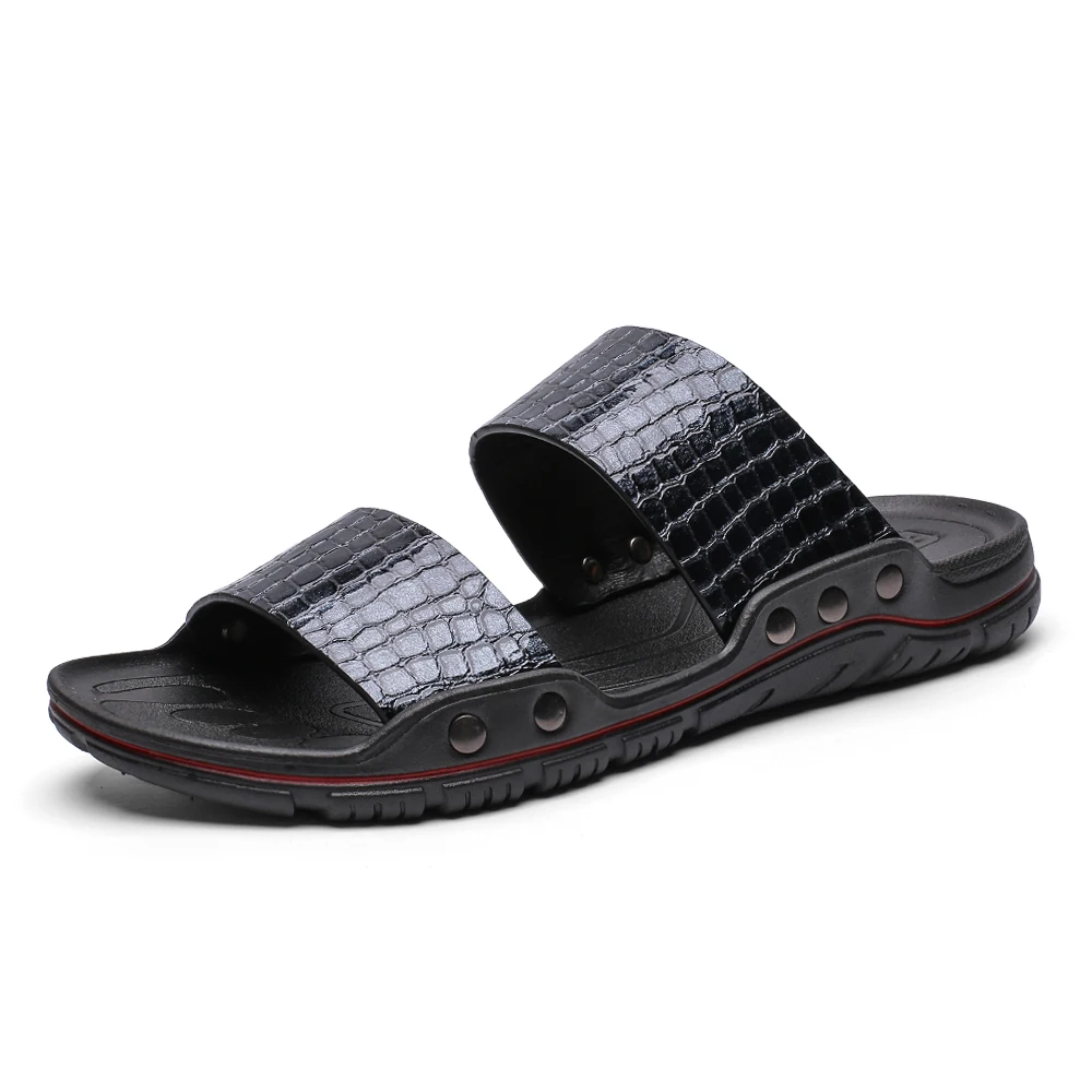 

POSTOBON Mens Sandals Summer Men Shoes Beach Slippers Men Flip Flops Light Water Proof Sandalias Outdoor Chanclas Mens Sandals