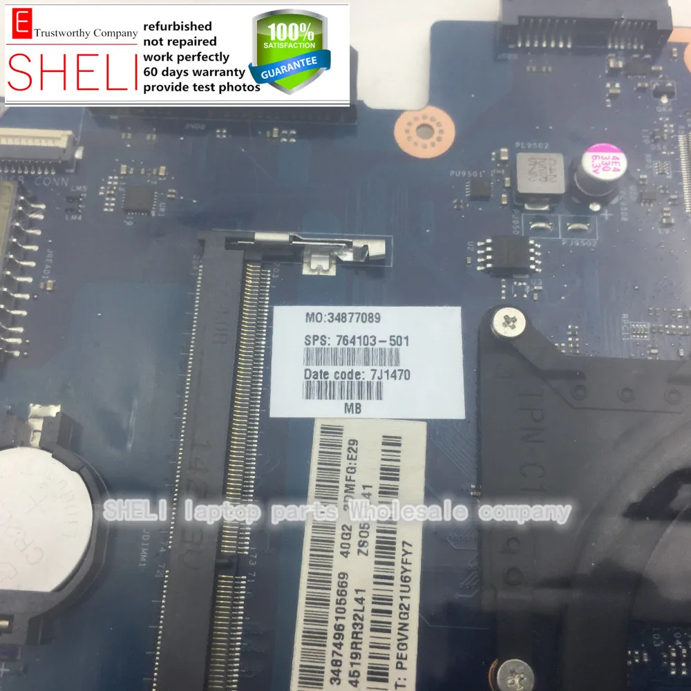 

764103-501 764103-001 for HP 15 15-R 5T-R 15-s laptop motherboard ZSO50 LA-A994P SHELI store