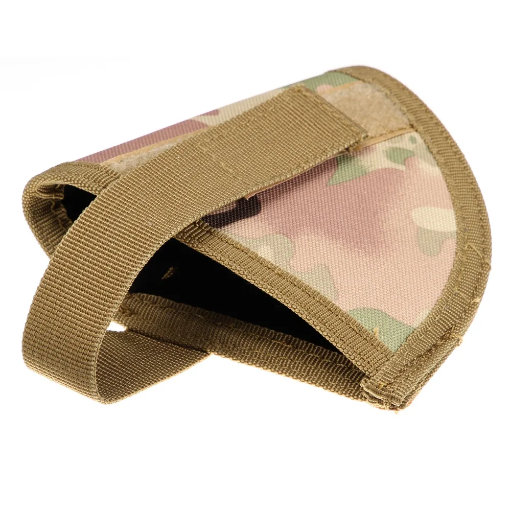 Tactical Velcro Hook Pistol CP Camo Holster Right Hand Hook Loop Gun Holster Adjustable