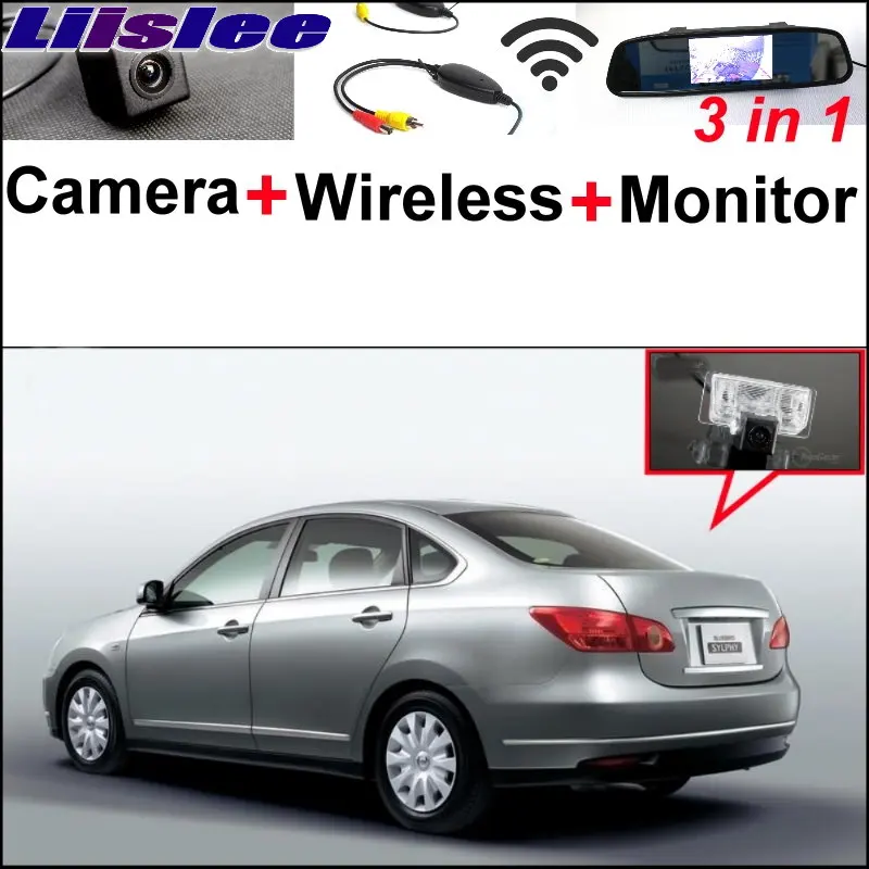 

Liislee Special Rear View Camera + Wireless Receiver + Mirror Monitor Easy Parking System For Nissan BlueBird Sylphy 2008~2010