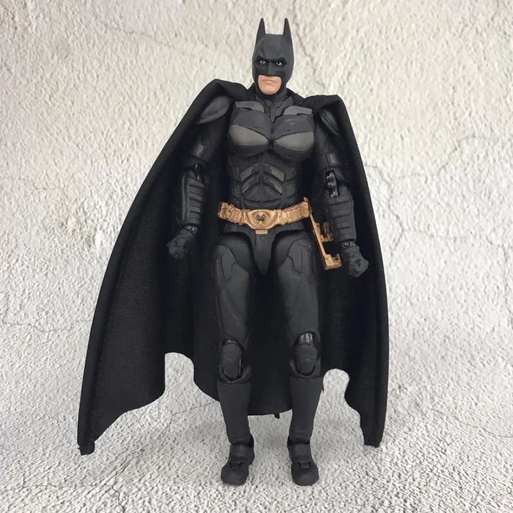 Movable Super Heroes Batman The Dark Knight Rises Action Figures Doll Toy Model Movie Version PVC Figure Toys Gift For Man 15CM