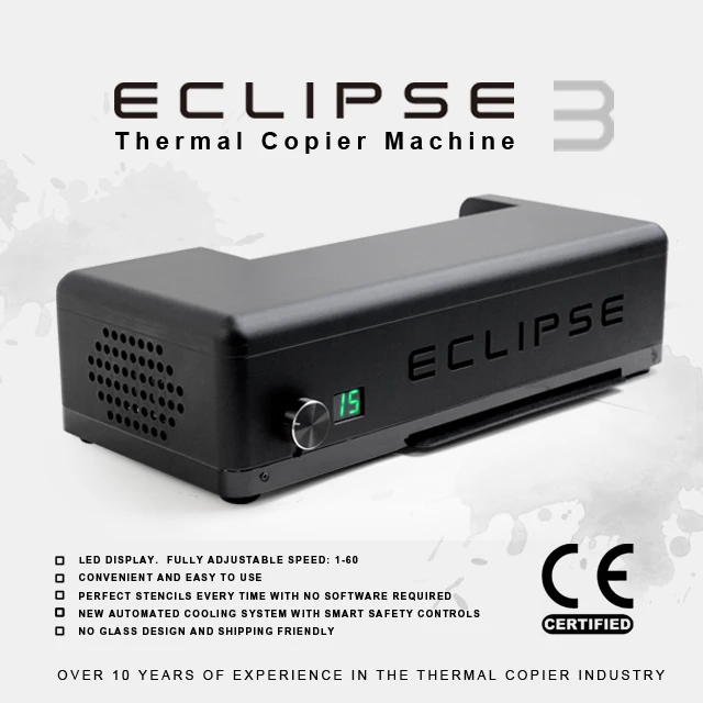 

ECLIPSE Version 3 Image Transfer Tattoo Stencil Thermal Copier Machine