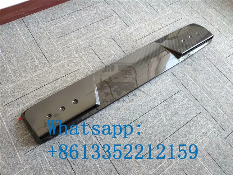 2019 year G class W464 B style carbon fiber roof spoiler for w464 G63 G65 G500 G400 G350 carbon front wing with LED running lights (16)