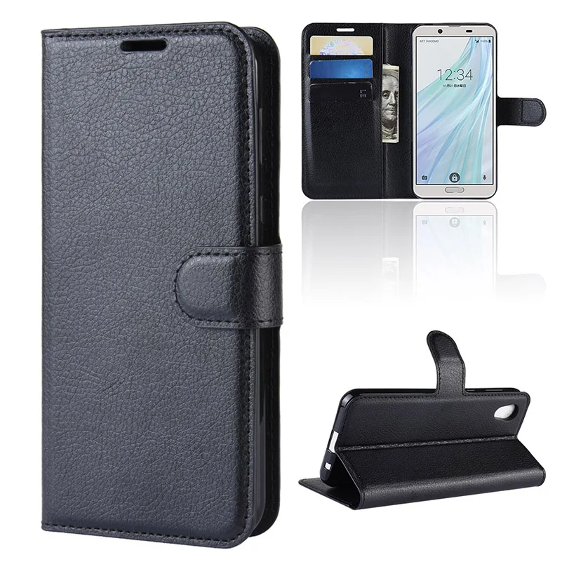

YINGHUI Magnetic Wallet Pu Leather Phone Case For Sharp Sense 2 SH-01L SHV43 Aquos Zero