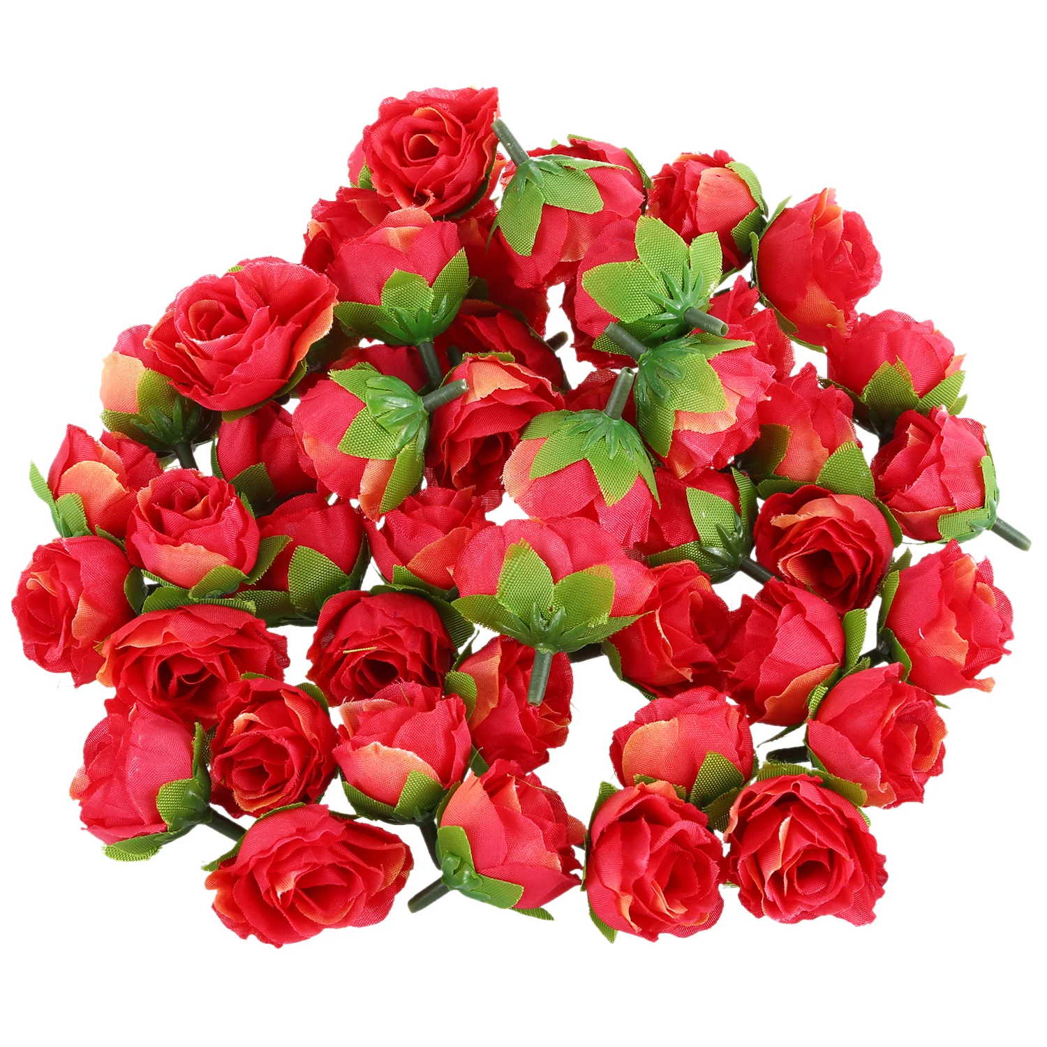 

50 pcs 3cm artificial silk roses heads wedding flower decoration