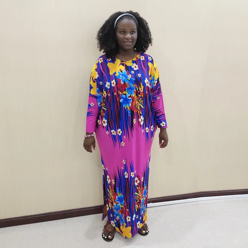 

Boho Multicolor Floral Long Sleeve Spring Autumn Dress for Women