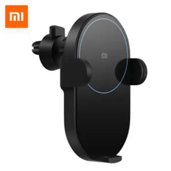 

In Stock! Original Xiaomi Wireless Car Charger 20W Max Electric Auto Pinch 2.5D Glass Ring Lit Charging for Xiaomi Mi Smartphone