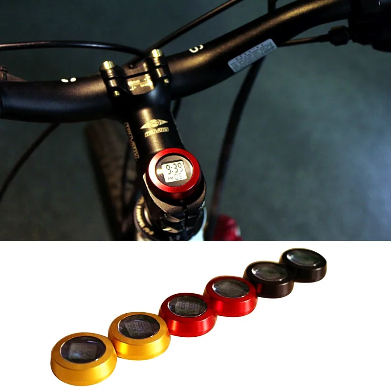 

Bicycle Headset Watch Bike Parts Set Cycling Fixed Gear Bike Clock Waterproof Headset Cover Time Computer