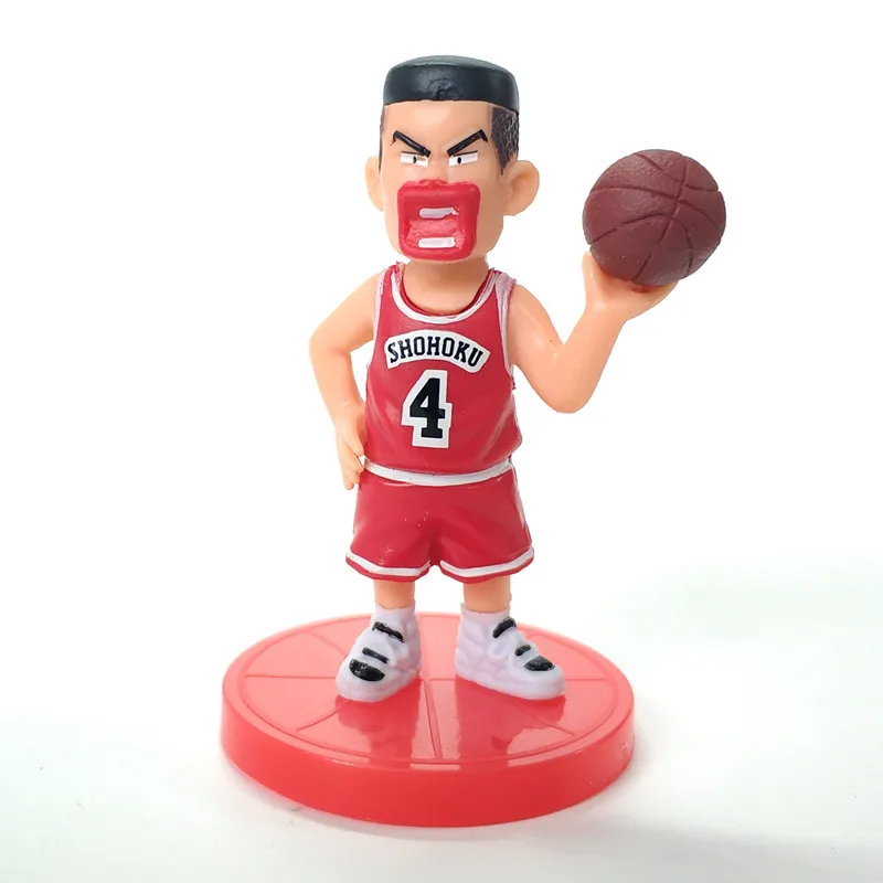 5 шт./лот SLAM DUNK Shohoku фигурки баскетбольных игроков игрушки ханамичи рукава Kaede Sakuragi