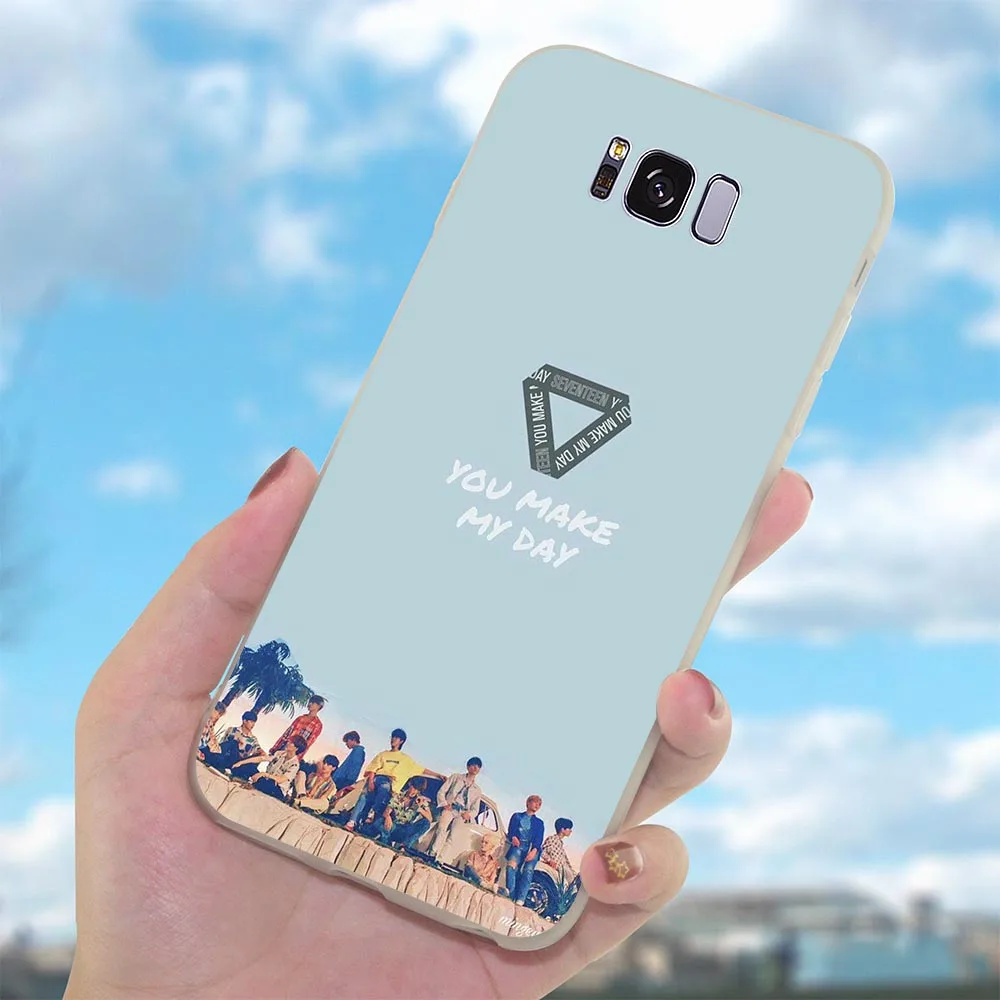 Чехол Seventeen JUN DK kpop для Samsung J3 2016 чехлы A6 Plus A7 A8 A9 A10 A20 A30 чехол A40 A50 A70 J5 J6 J7|Бамперы| |