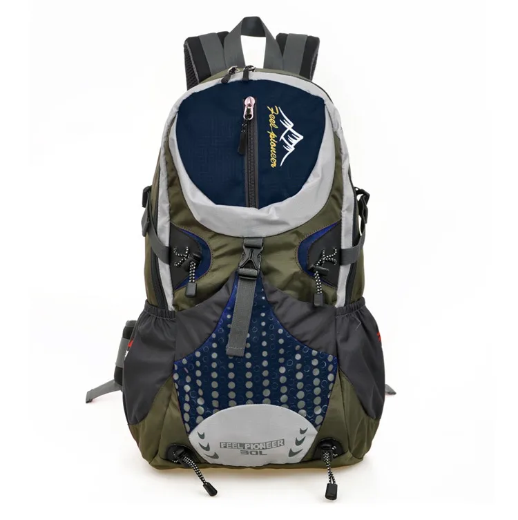 Большой емкости мужской рюкзак Водонепроницаемый дорожный Многофункциональный рюкзак сумки мужские рюкзаки для ноутбука mochila - Цвет: dark blue