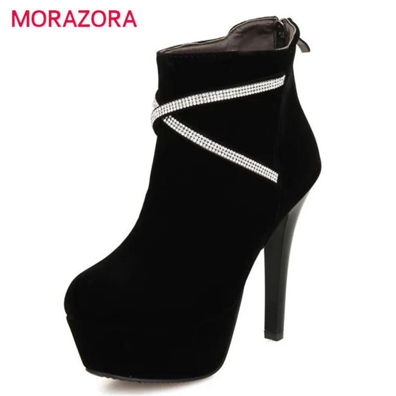 stylish high heel boots