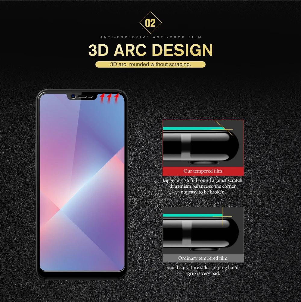 9D полное покрытие из закаленного стекла для OPPO Realme X2 Pro 5 3 C2 R19 F11 A9X A5 A9 Reno Ace защита экрана Realme XT стекло