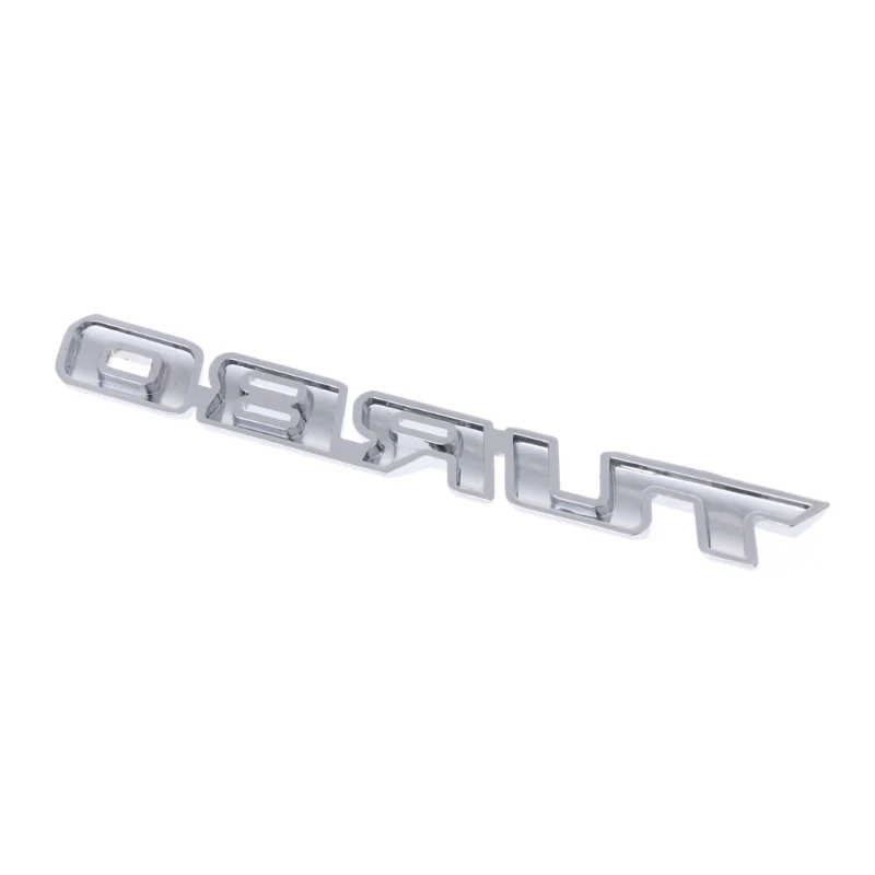3D турбо буквы эмблема значок металлический хромированный стикер для автомобиля грузовик двигатель наклейка