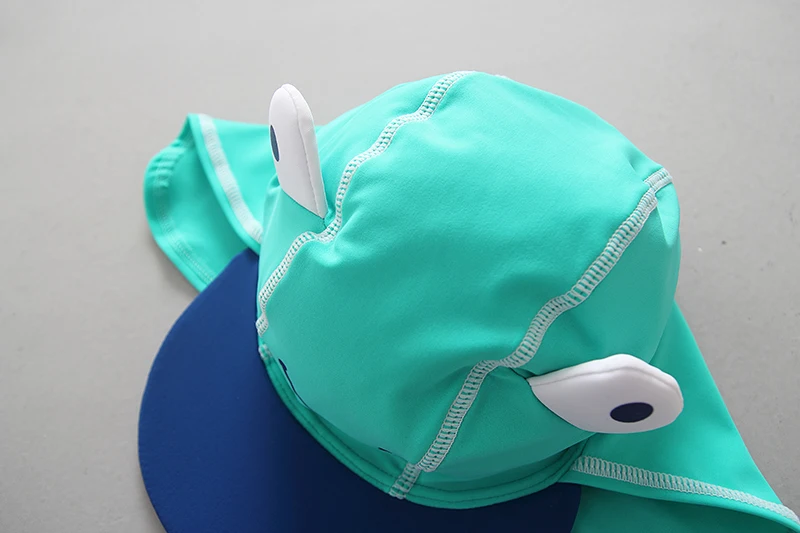 Bebê Roupa de Banho Proteção uv Manga Longa Maiô Lindo Sapo Imprimir Duas Peças + Cap Meninos Crianças Maiô de Natação Piscina Roupas 22 Cheap Maiôs