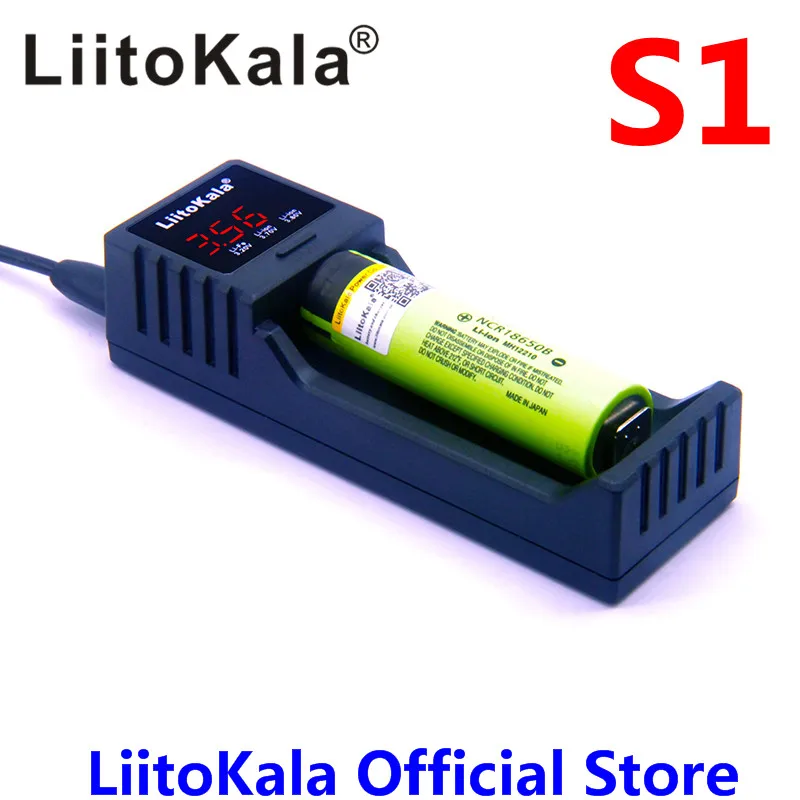 LiitoKala lii-S1 18650 зарядное устройство для 26650 16340 RCR123 14500 LiFePO4 1,2 в Ni-MH Ni-Cd перезаряжаемый аккумулятор умное зарядное устройство