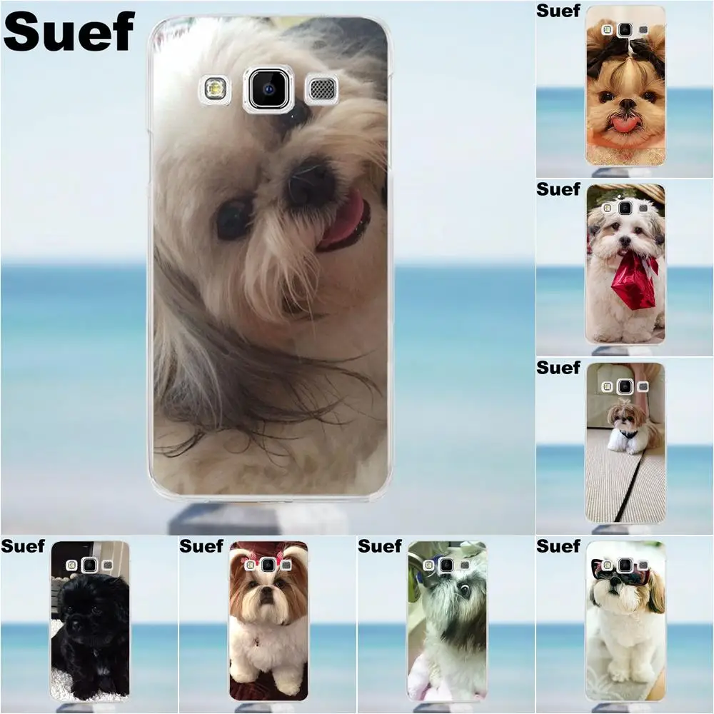 Мягкий чехол для телефона Shih Tzu Shitzu Dog Puppy Galaxy Alpha Core Prime Note 2 3 4 5 S3 S4 S5 S6 S7 S8 mini edge Plus |