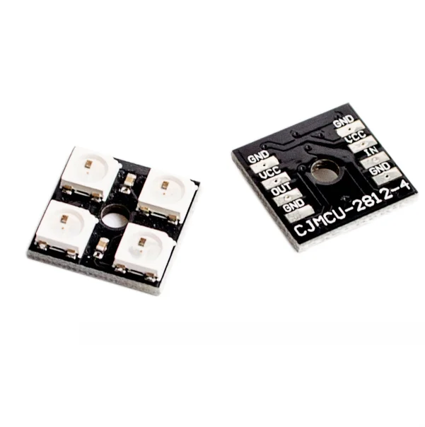 

WS2812B-4 5V 5050 RGB LED Lamp Panel Board 4-Bit Precise