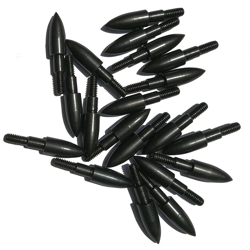 

3pcs Archery Broadheads OD7.6MM ID6.2MM Target 100 grain Arrowhead Tips Point Fiberglass Carbon Arrow Shooting Arrow Tip