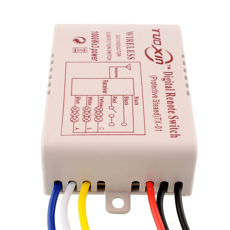 220V интеллигентая(ый) Беспроводной дистанционного Управление переключатель № 3 интеллигентая(ый) цифровой секции Беспроводной переключатель