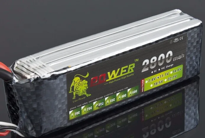 Аккумулятор LION POWER 3s 11,1 v 1500mAh 2200mah 2800mah 3000mah 4200mah 5200mah lipo аккумулятор для дрона радиоуправляемого вертолета автомобиля лодки