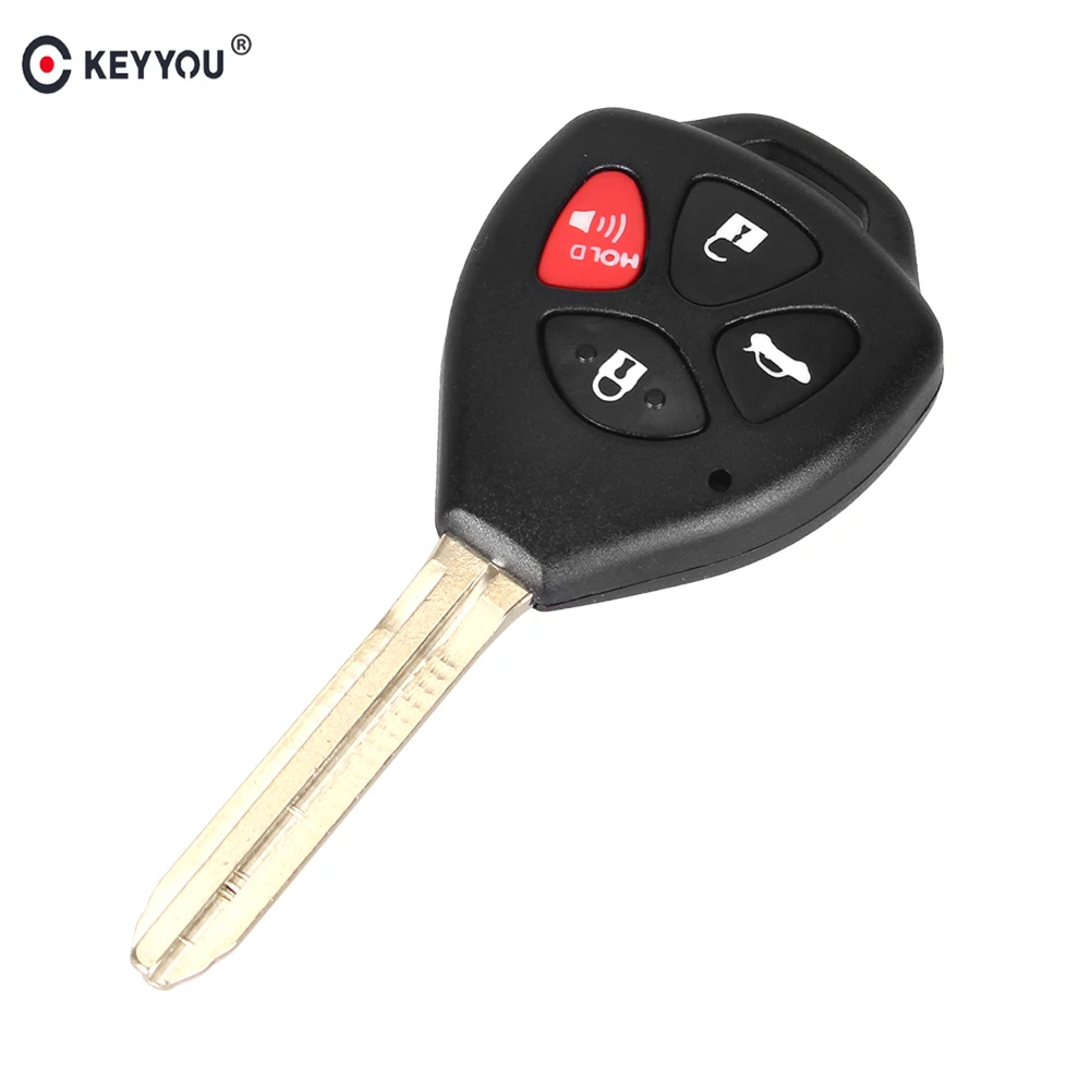 

KEYYOU Replacement 3+1 4 Button Remote Shell Car Key Case Auto Key Case For Toyota Camry Avalon Matrix RAV4 Venza Yaris Avalon