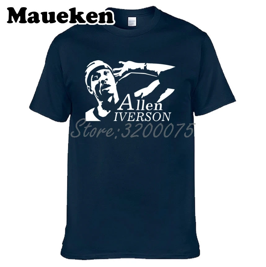 Men Philadelphia Legend 3 Allen Iverson The Answer T-shirt Short Sleeve T SHIRT Men's W1207015 Men Philadelphia Legend 3 Allen Iverson The Answer T-shirt Short Sleeve T SHIRT Men's W1207015