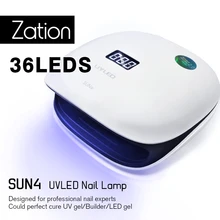 Зация Гвозди Инструменты 48 Вт светодиодный лампа для сушки гель Лаки с ногтей Uv свет лампы ногтей пылесборника ногтей сушки светодиодный светильник