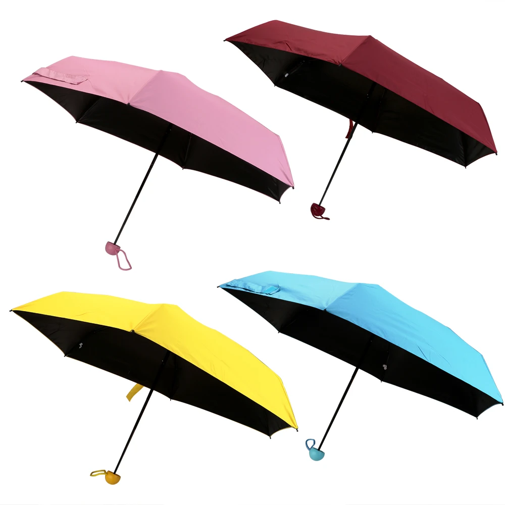 HILIFE портативные дорожные зонты мини-зонтик-капсула прозрачные карманные анти-УФ Зонты Карманный Зонтик ветрозащитные складные зонты