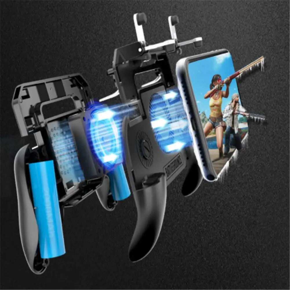  Kuulee 4 in 1 SR Heat Dissipation pubg controller Mobile Game Controller Gamepad 2019 New Fashion S