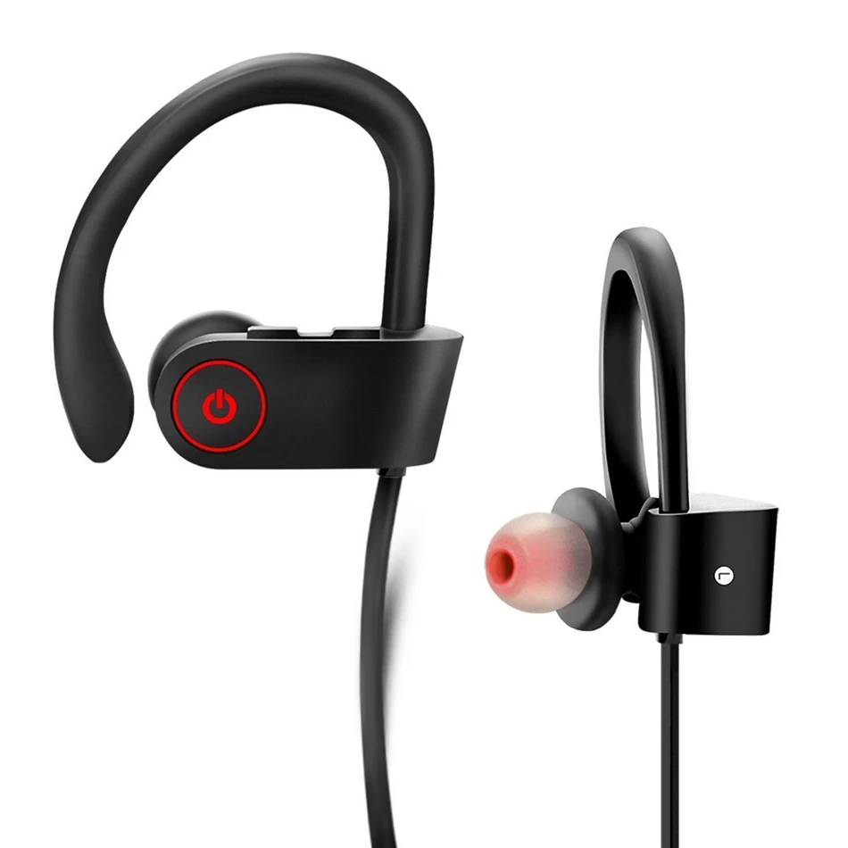 

Dxvroc bluetooth headphones IPX7 waterproof wireless headphone sports bass bluetooth earphone with mic for phone iPhone xiaomi