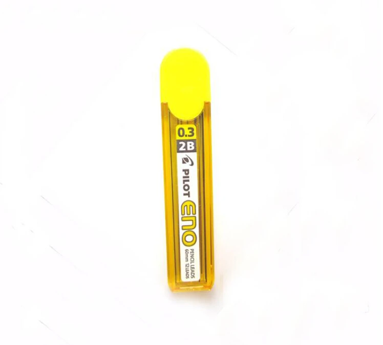 4 шт.(трубы)/лот супер тонкий анти-растрескивание 0,3 мм 2B грифели для механического карандаша японский пилот Премиум полимерные стержни для карандаша Горячая